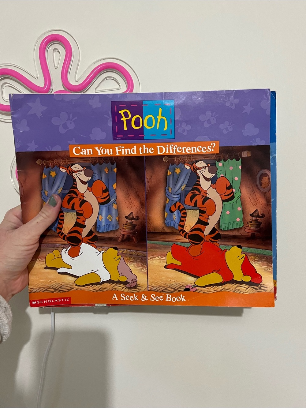 Winnie The Pooh Scholastic Find The Difference 1998 Vintage